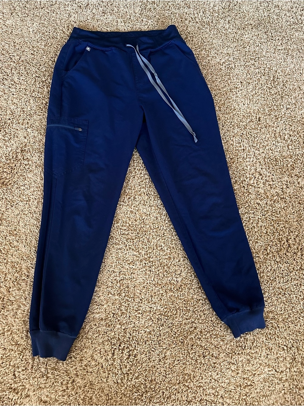 HW Figs Navy Scrub Zamora Pants Medium